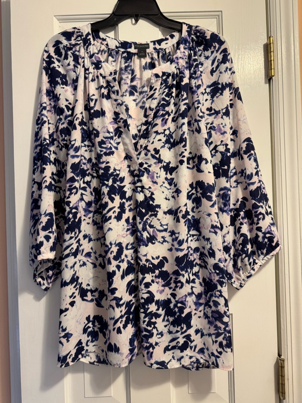 NWOT! Porophrose Floral Blouse 1X